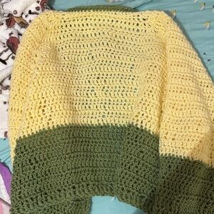 Stylish Two-Tone Women's Sweater